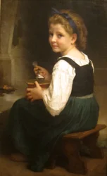 Girl Eating Porridge